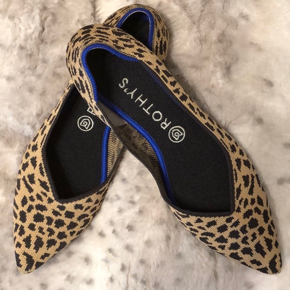 Rothy's Shoes - Rothy’s Retired Leopard Pointed Toe Flat